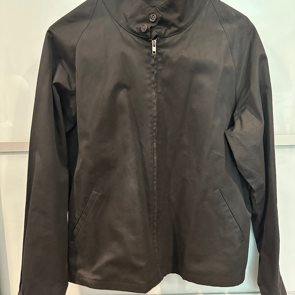 Men's Billy Reid Black Jacket, Size Small